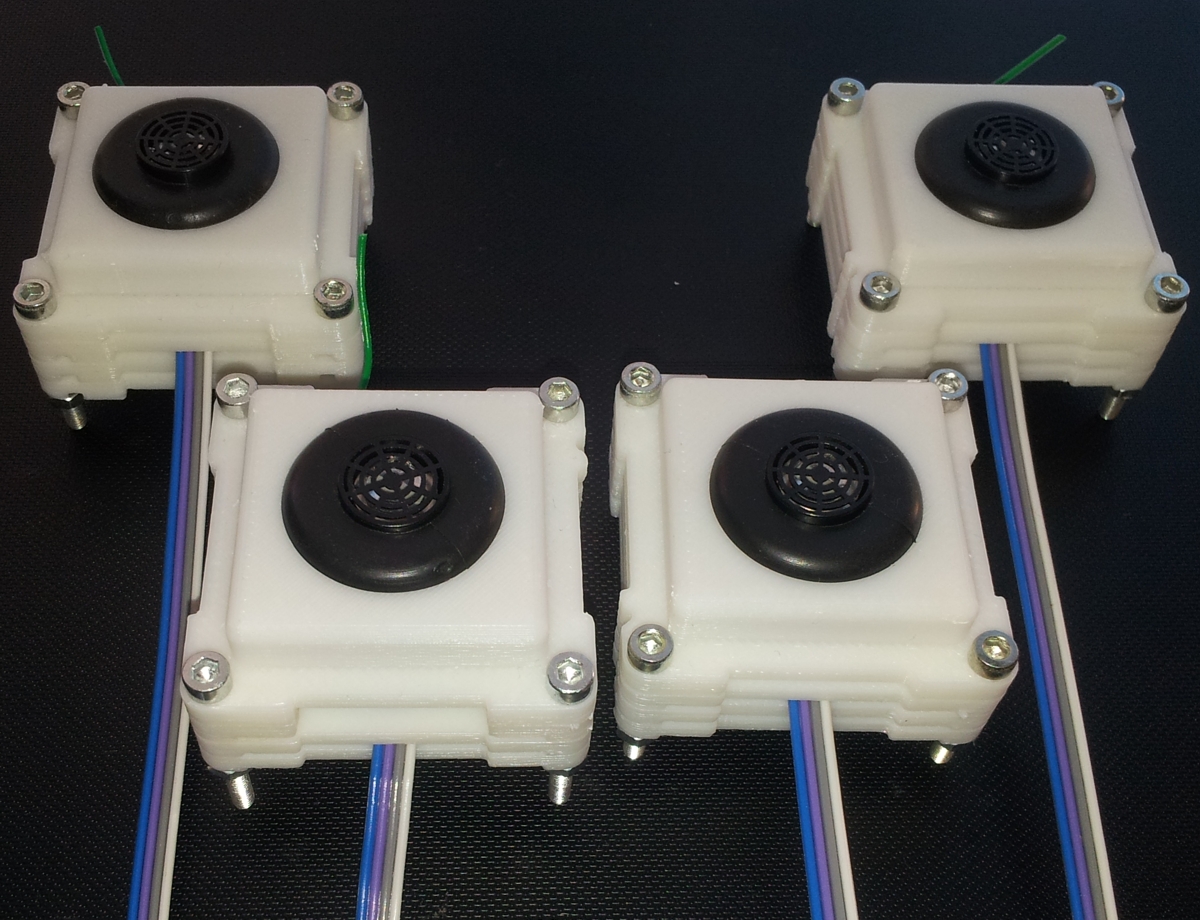 ultrasonic devices for 3d positioning evaluation kit
