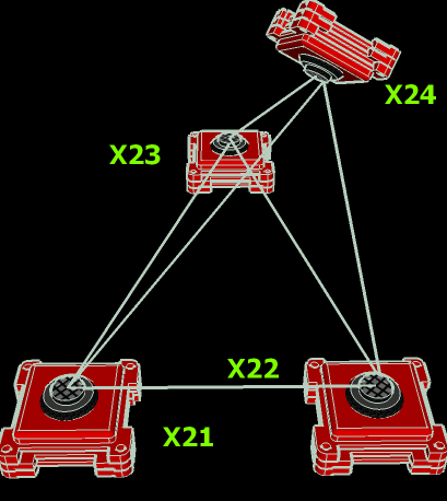 Ultrasonic positioning dynamic coordinates